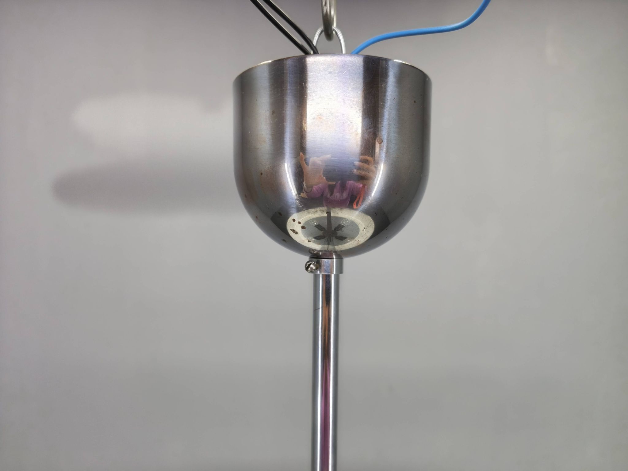 Bauhaus UFO Pendant Lamp by Josef Hurka for Napako, 1930s