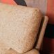 2 fauteuils minimalistes beige, 1970