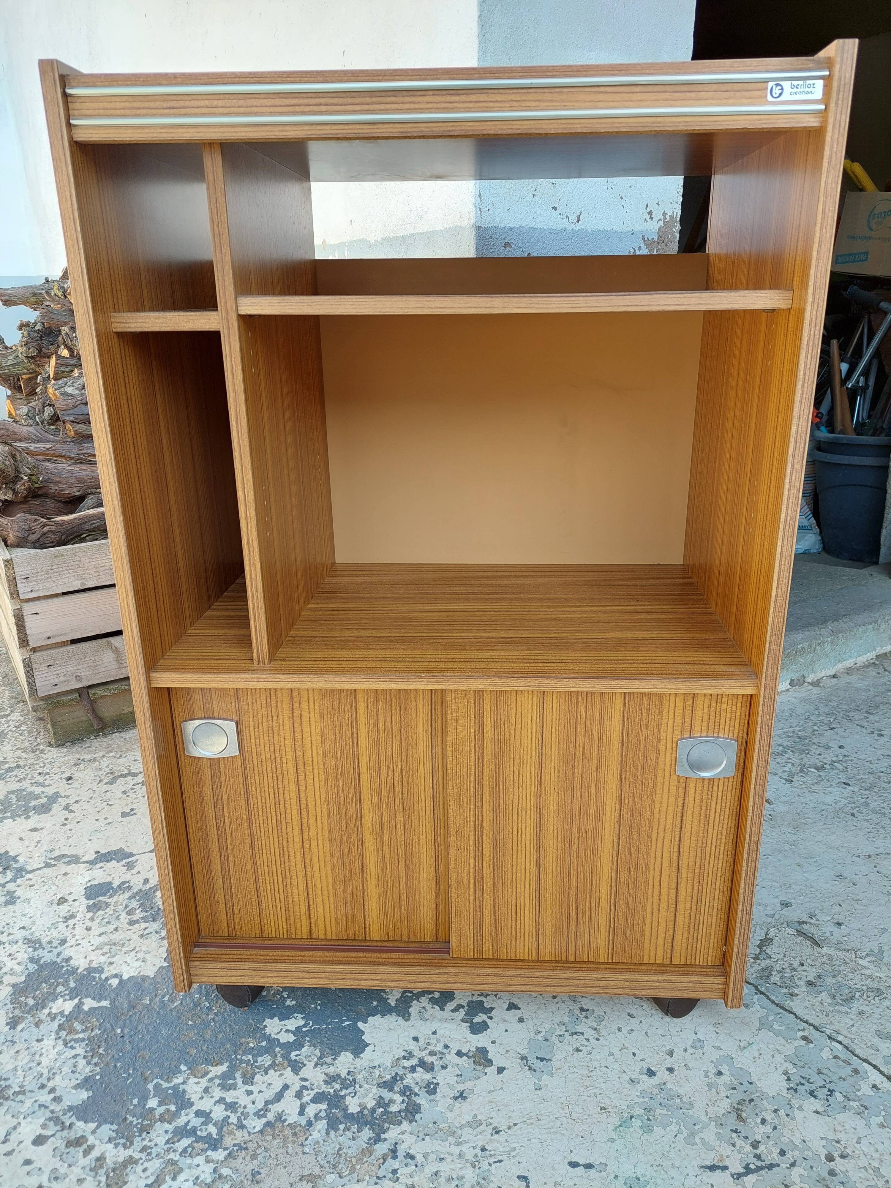 Meuble hi-fi année 1970 Berlioz vintage