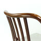 Set Of 4 Dining Chairs In Bent Dark Oak By Jitona, Czechoslovakia 1960s