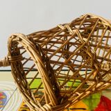 Vintage wicker basket