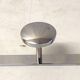 Chrome metal wall coat rack - mid 20th century
