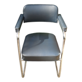 Fauteuil modèle roneo vintage 1950 mouvement bauhaus