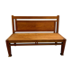 Banquette en bois vintage