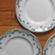 4 assiettes plates en terre de fer modèle "Blériot" Saint Amand et Hamage