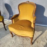 Set of 3 Louis XV style seats