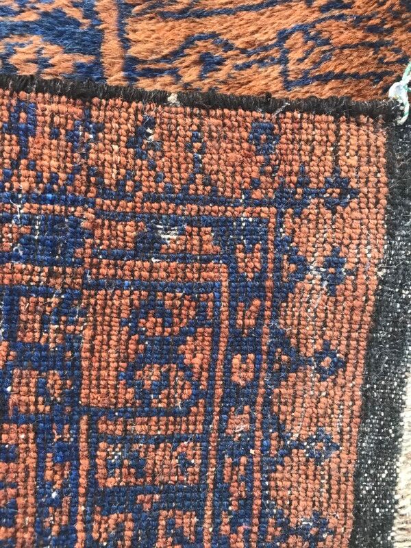 Vintage 20th century corridor Afghan carpet 88 X 329 CM