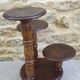 Vintage wooden plant holder