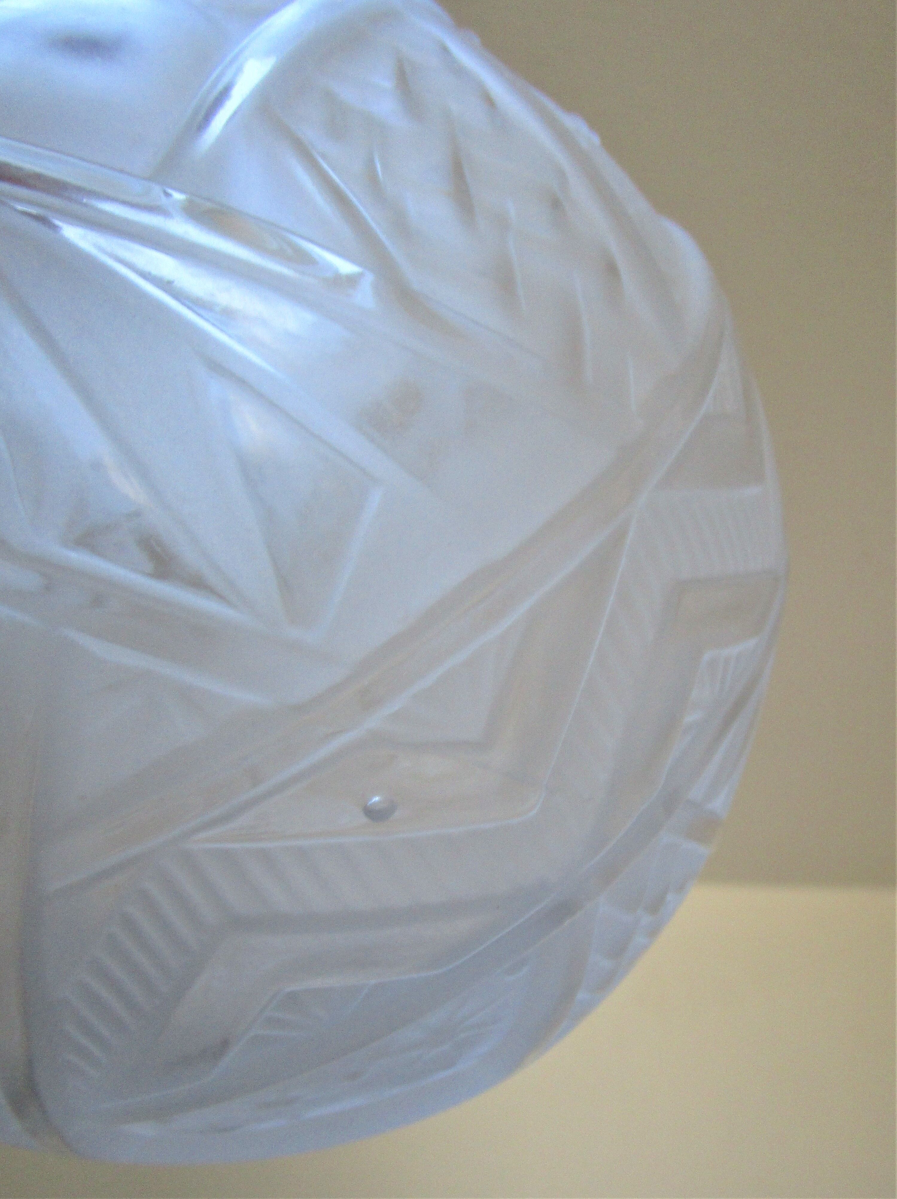 Globe glass ball Muller Brothers Art Deco 30s