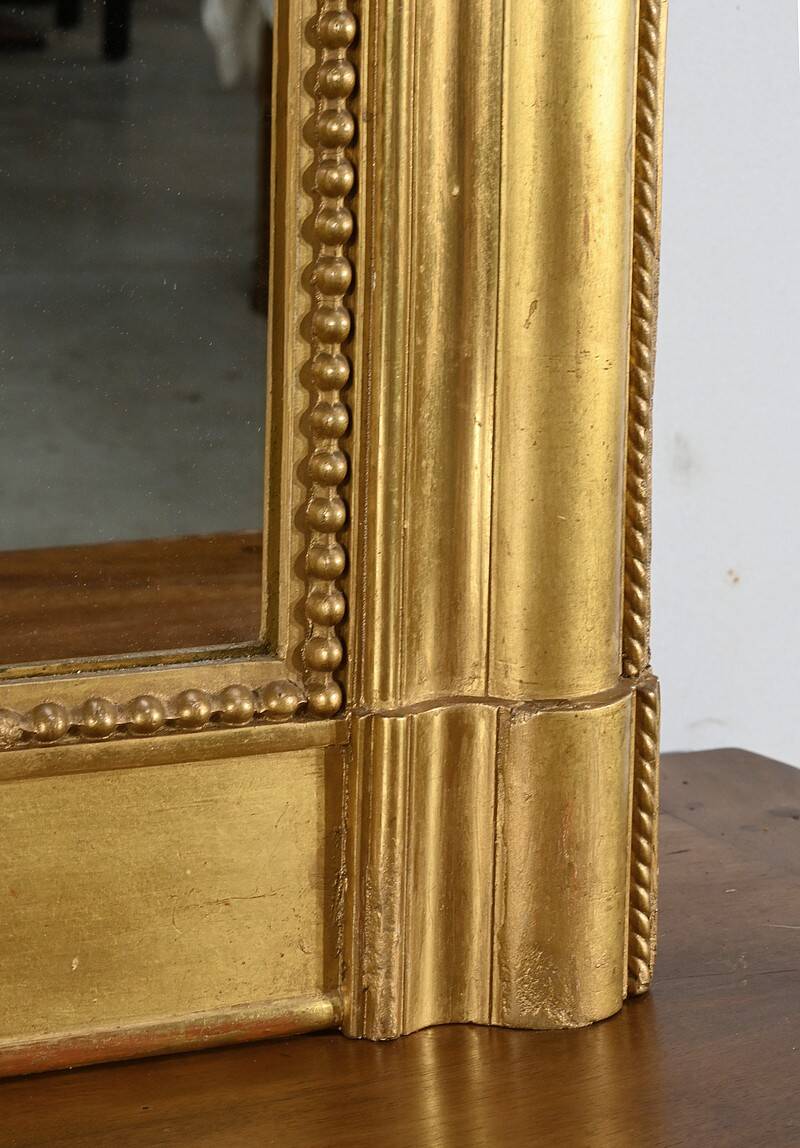Gilded Wood Fireplace Mirror – Mid-19th Century