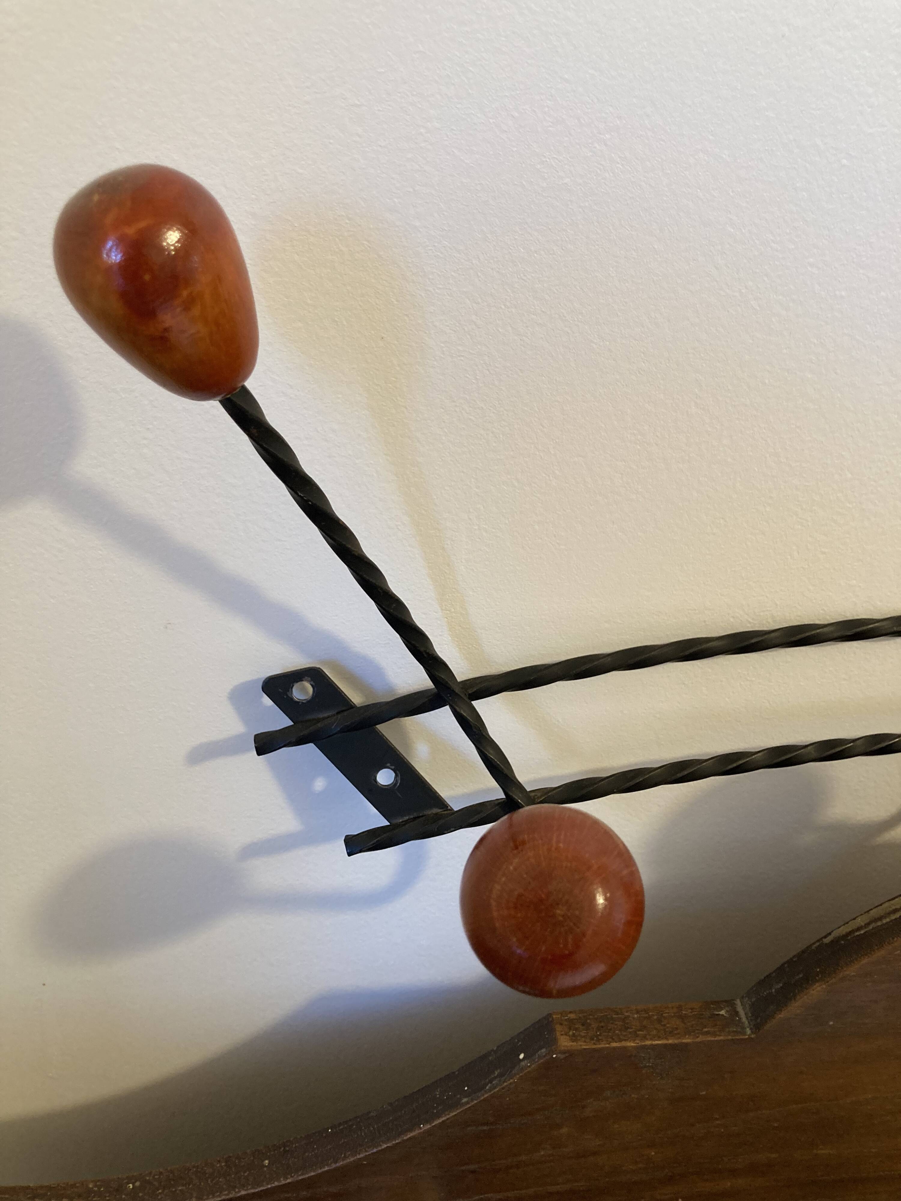 60s coat rack