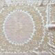 Vintage hand-embroidered tablecloth 132x162 cm