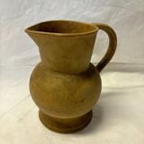 Old stoneware carafe pitcher