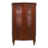 Mahogany chest of drawers, Danish design, 1960s, manufacturer: Øm Mobelfabrik