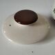 Vintage flowered stoneware teapot – 1970s
