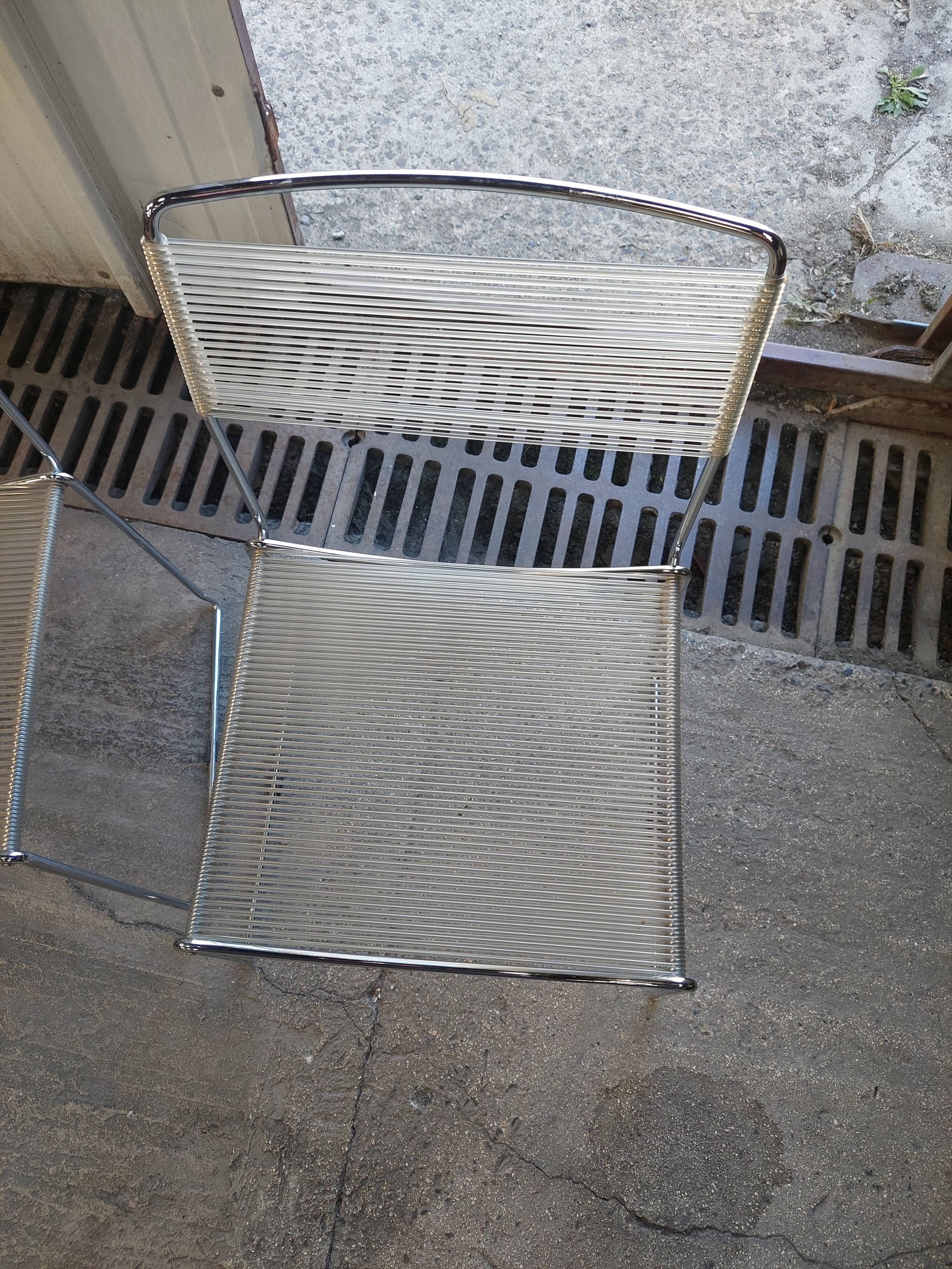 Set of 2 scoubidou chairs