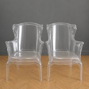 Pair of "Pasha" armchairs after Pedrali