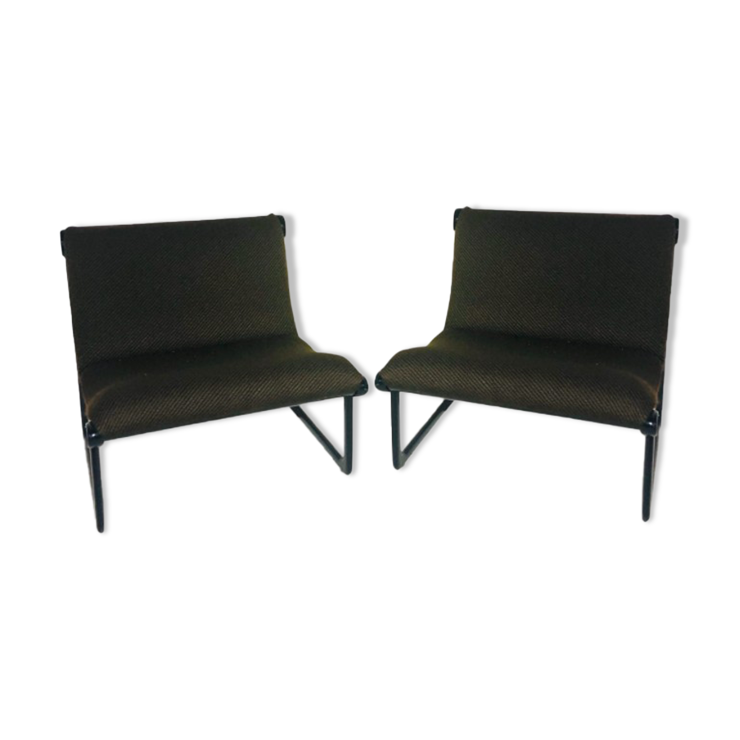 Pair of Morisson & Hannah Knoll armchairs