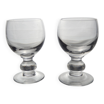 Verres à liqueur ancien. Lot de 2 pièces