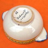 2 old ear bowls Faience from Quimper Henriot Quimper