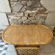 Table d'appoint, desserte en rotin, 2 niveaux
