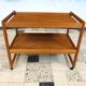 Modernist design bar or serving trolley in teak, Denmark1960s