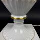 Raynaud Limoges lamp base in porcelain, paradise birds