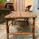 Vintage rattan and wicker deckchair
