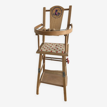 Old toy, doll's high chair