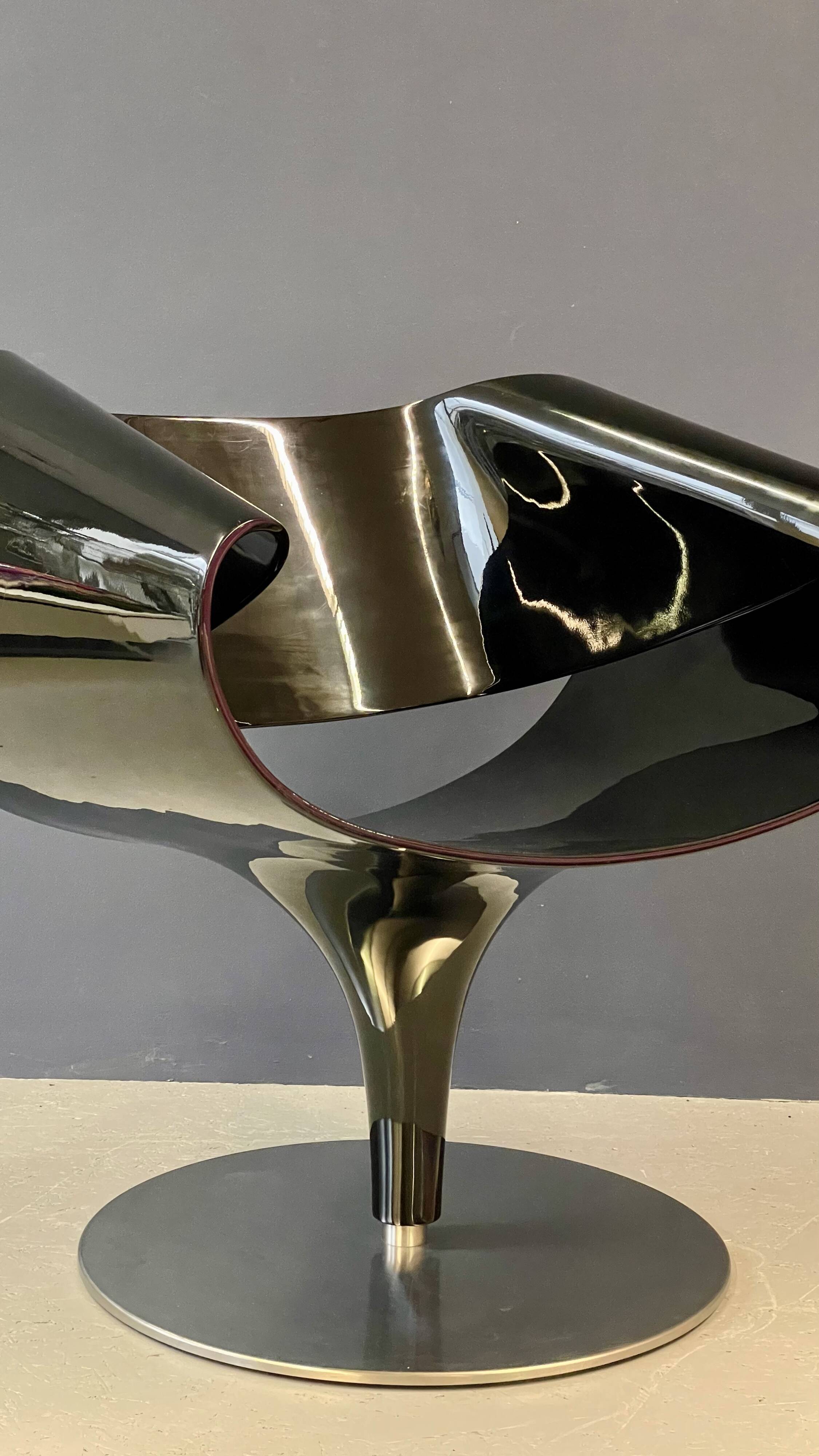 Black designer chair