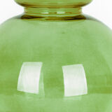 Green ball vase height 25,5cm