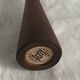 Vintage stained birch wood candle holder, Scandinavian design