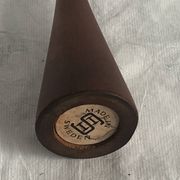 Bougeoir en bois de Bouleau teinté vintage , design scandinave
