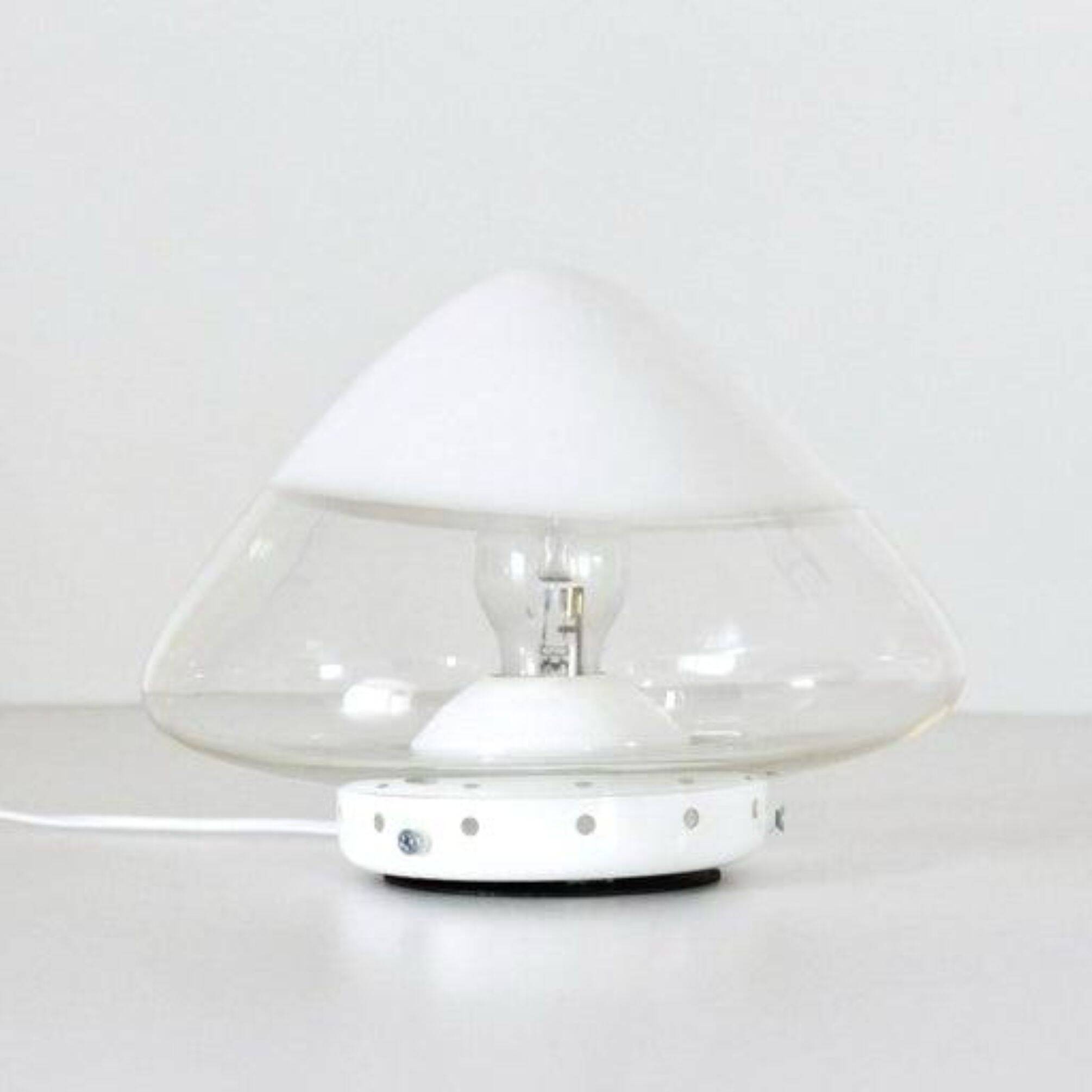 Mid-Century Modern Murano Glass Mushroom Lamp by Carlo Nason for " ITRE", I