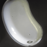 Plat haricot tôle émaillée