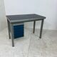 Bureau industriel en métal et linoléum de Gispen 1950s