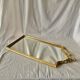 Antique Deknudt mirror in golden resin - 70 x 34 cm