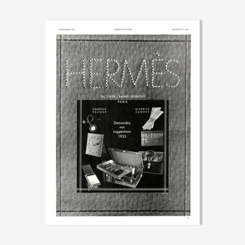 Vintage poster 30 years Hermes 30x40cm