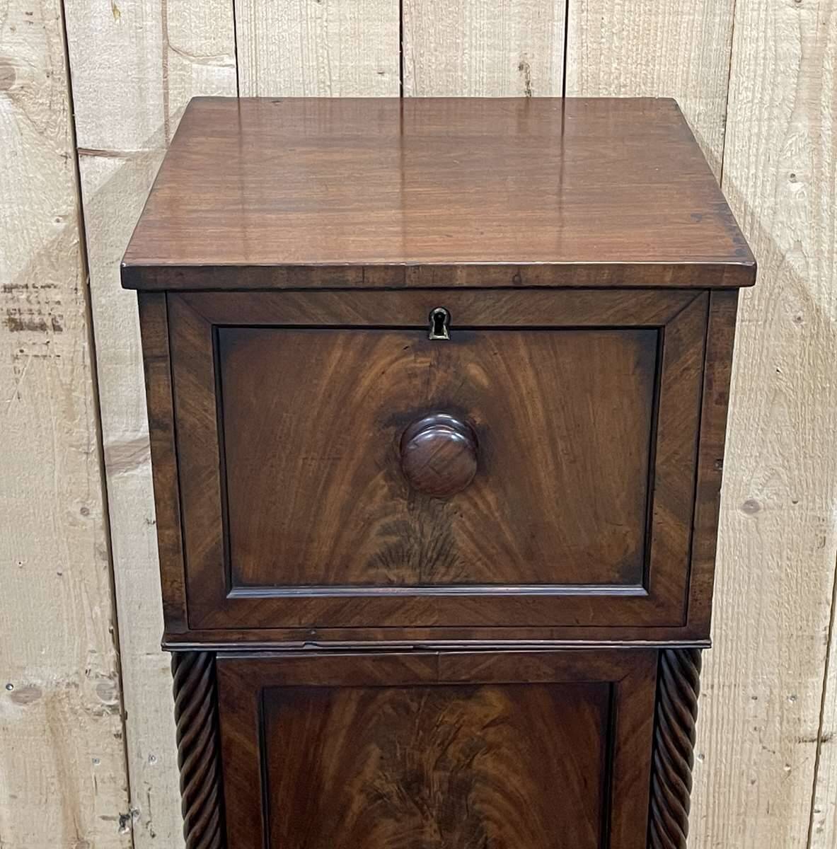 Victorian mahogany confiturier - 19th century