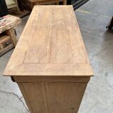 19th century chest of drawers in solid oak
