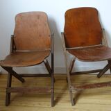 Paire de chaises  pliantes US Army WWII