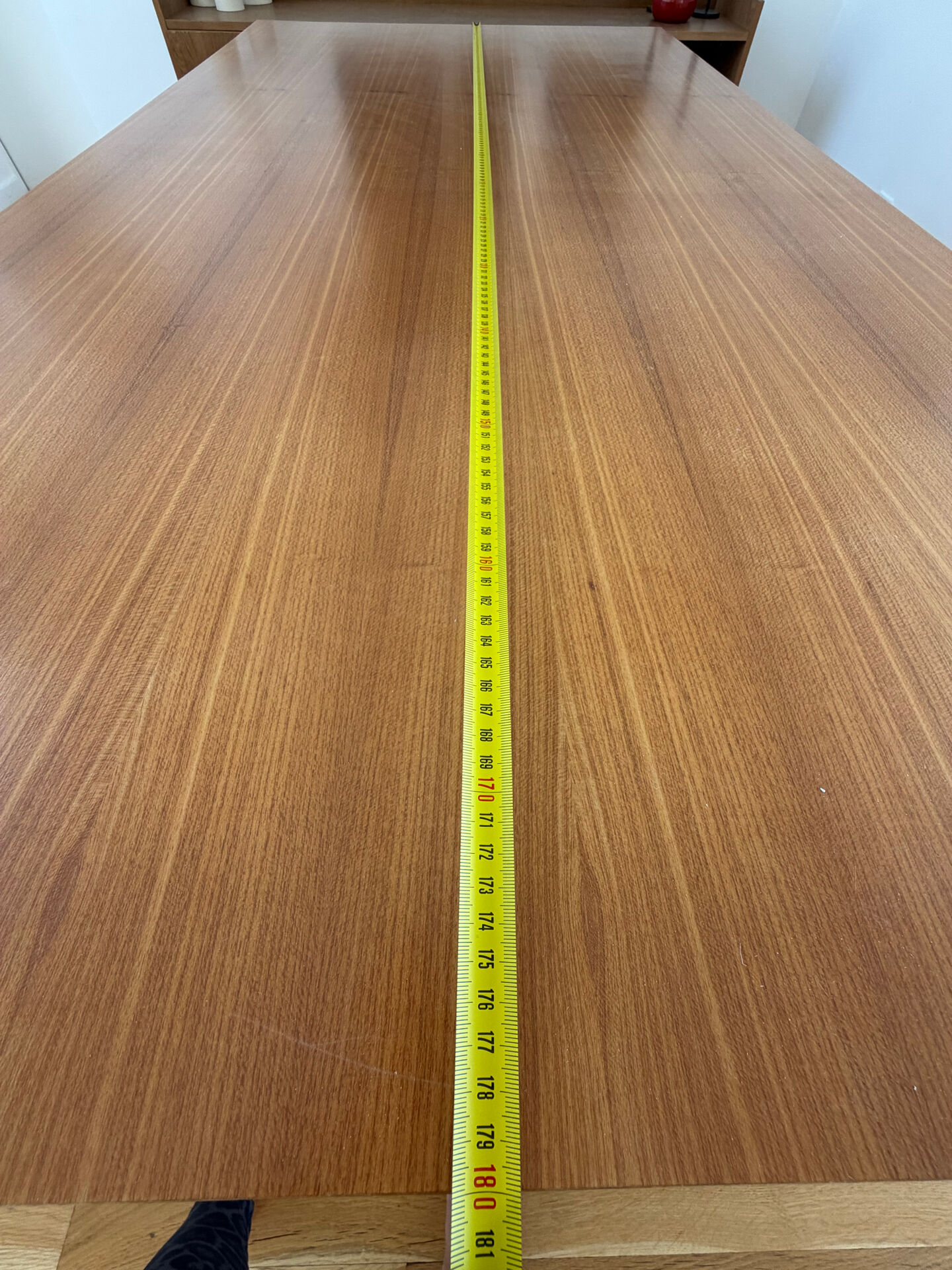 Large solid oak dining table 200 x 100 cm – Very beautiful quality