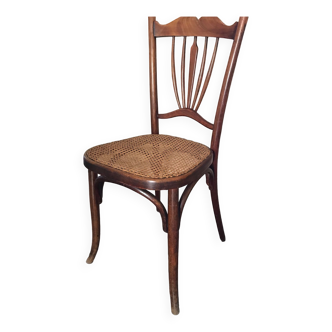 Fischel chair curved wood art nouveau