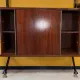 Modular library Urio in teak by Ico & Luisa Parisi for MIM, Rome, 1960s.