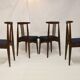 4 chaises année 60/70 M. Zieliński type 200/100B