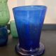 Series of vintage jar vases in bubbled glass paste from the 50s-60s