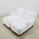 Flexform Pair of Chaise Longues/ Lounge Sofa Italy 1985