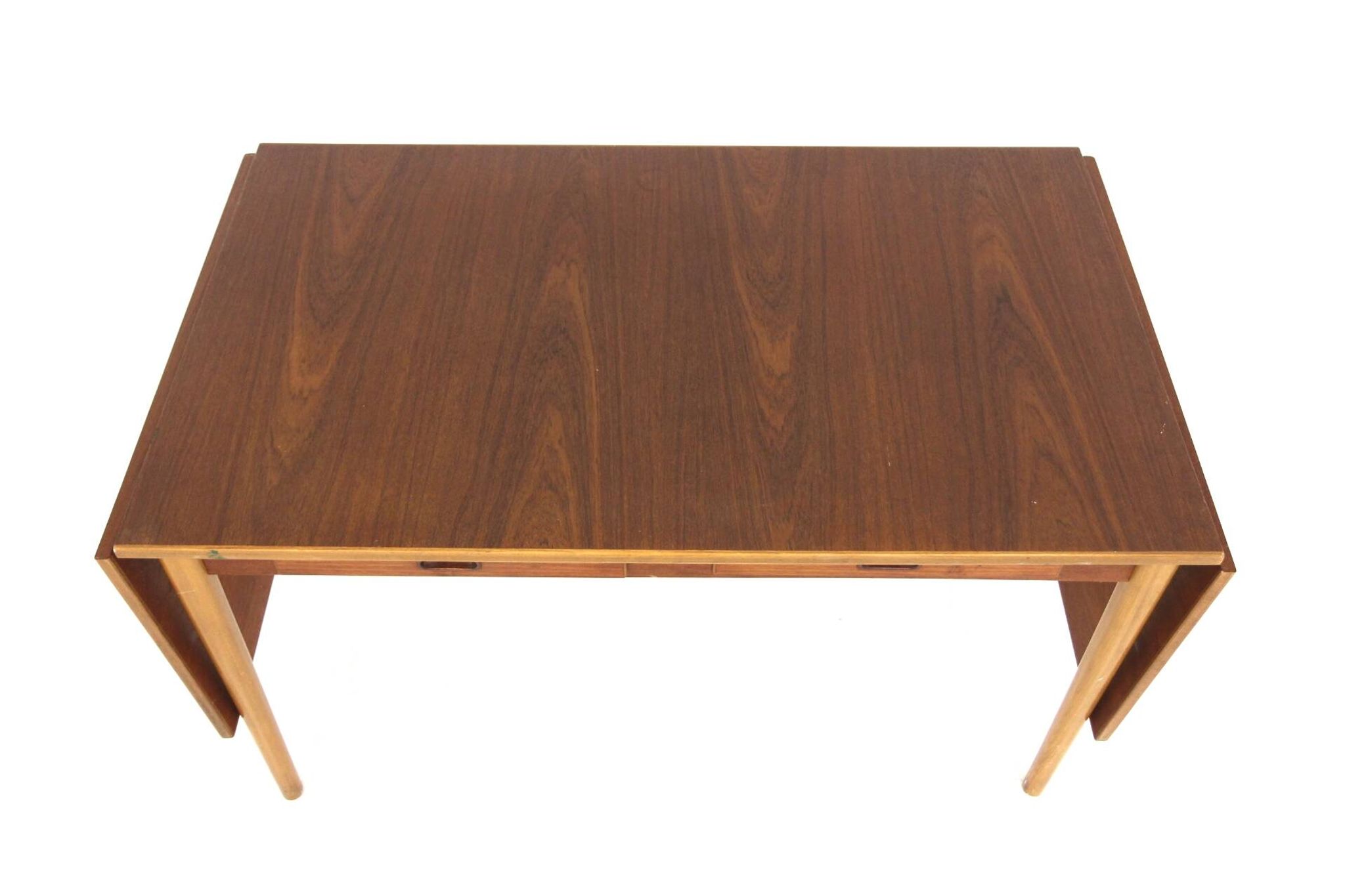 Scandinavian teak desk, Hugo Troeds, Bjärnum, Sweden, 1950