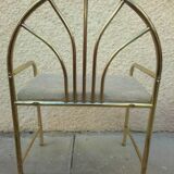 Golden bedside table