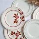 Longwy Luneville dessert plates